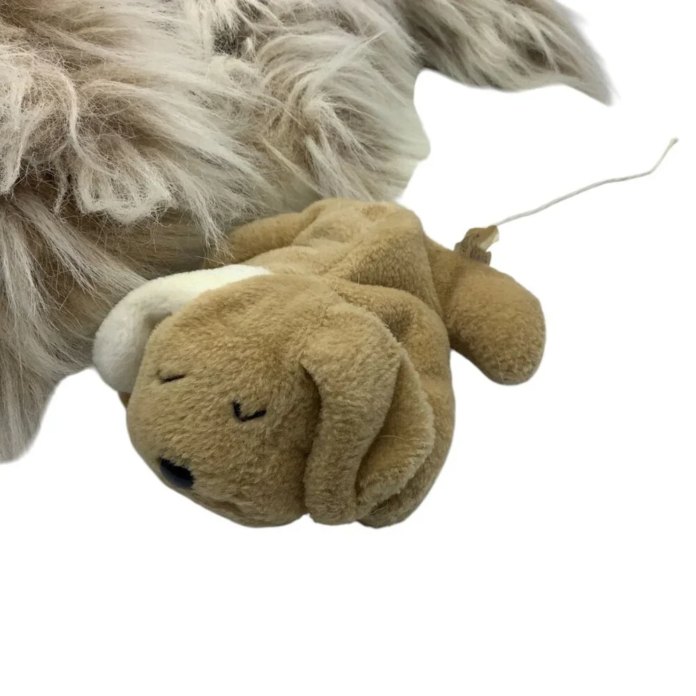 Vtg 1991 Commonwealth Pup'N Barking Puppies Plush Stuffed Animal Dog Toy‎ 1 Baby